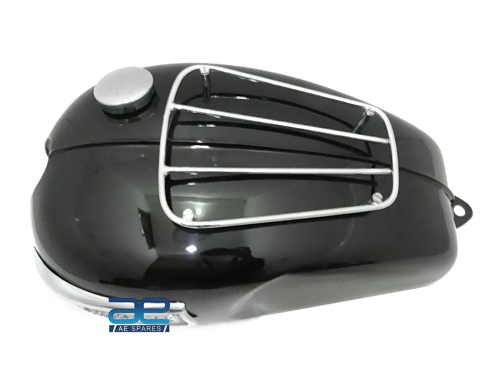 Fuel Tank With Side Badge Black Painted For Triumph T120 Bonneville 3.5 Gallon