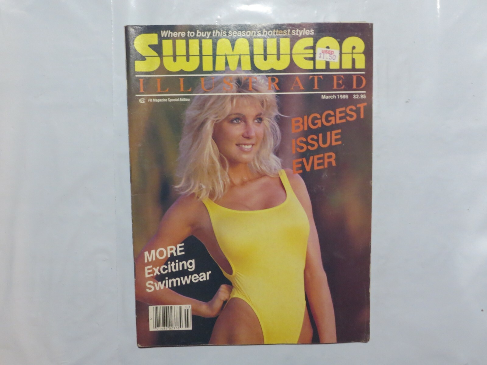 SWIMWEAR ILLUSTRATED MAGAZINE March 1986 BIGGEST ISSUE EVER
