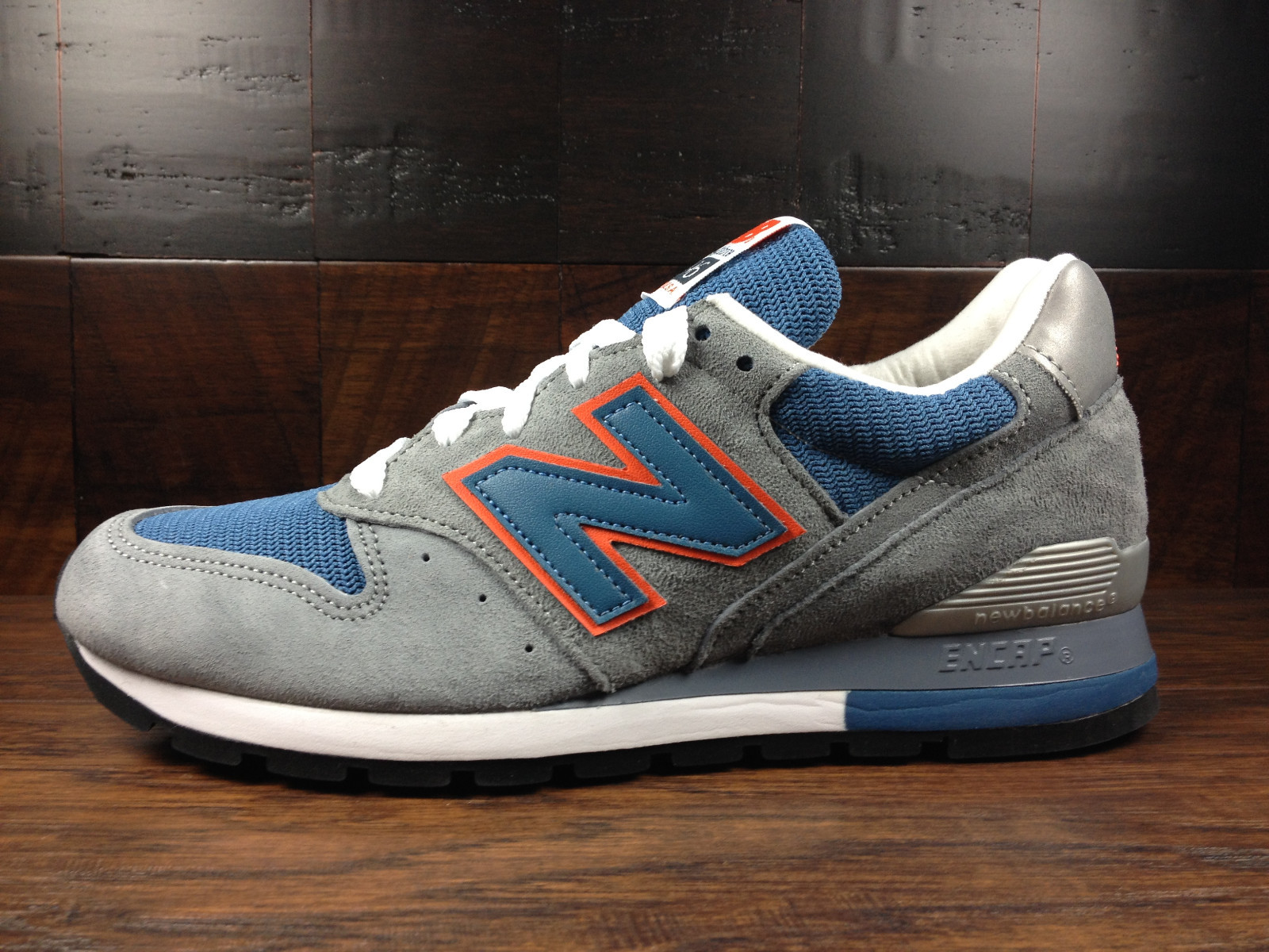 new balance 996 grey blue orange