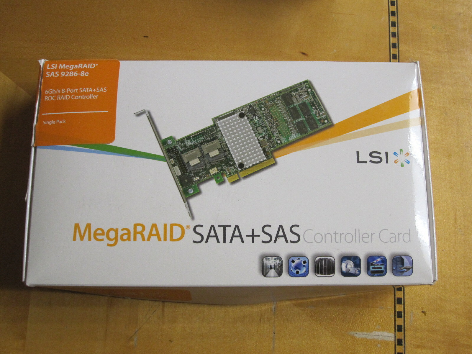LSI Megaraid 92868e 8Port 6Gb/s SATA+SAS RAID Controllerの