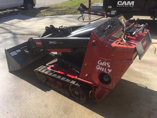 TORO DINGO TX427 Walk Behind Mini Track Loader Kohler Engine... 1140 Hours