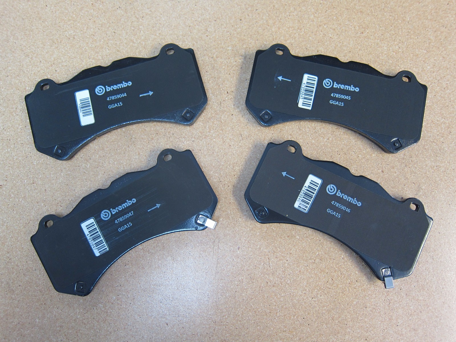 20122017 Jeep Grand Cherokee SRT Brembo Front & Rear Brake Pads Mopar