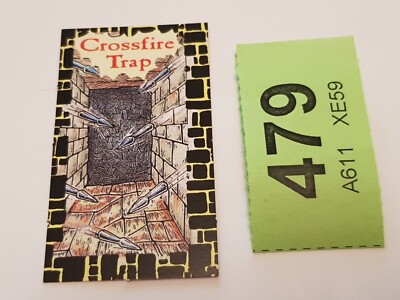 GW DungeonQuest Card ROOM Dungeon Quest 1987