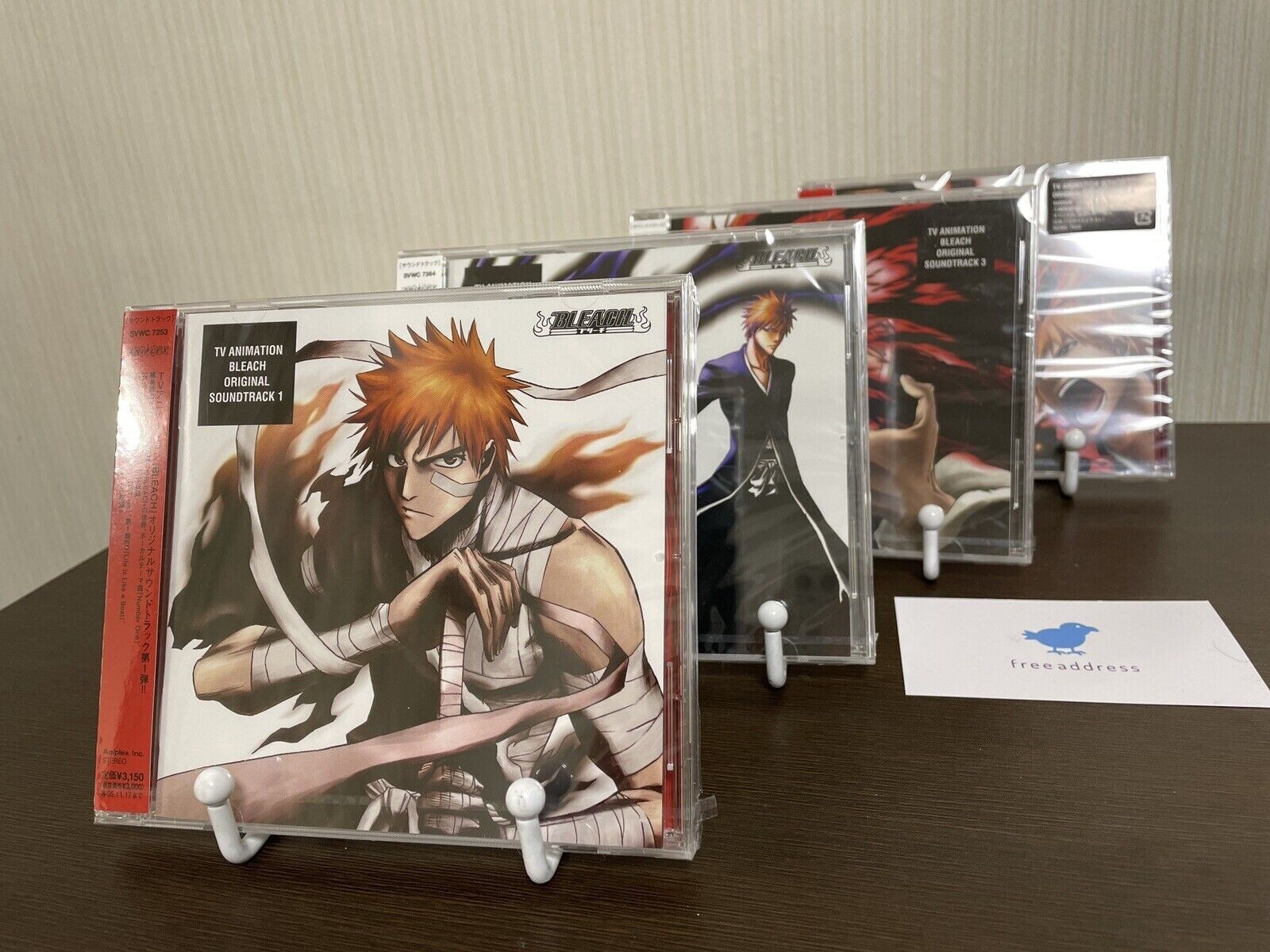 TV Animation BLEACH Original Soundtrack Vol.1-4 CDs Set of 4 TV Animation BLEACH Original Soundtrack Vol.1-4 CDs Set of 4