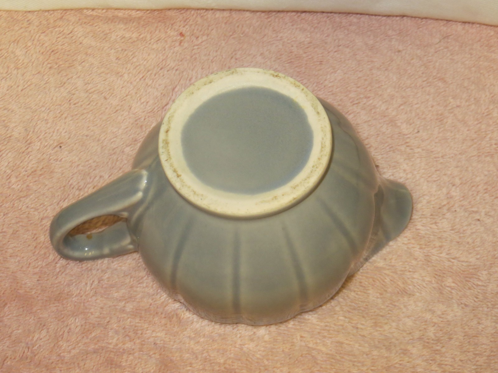 Vintage W.S. George Petalware Creamer - Cream Pitcher - Gray
