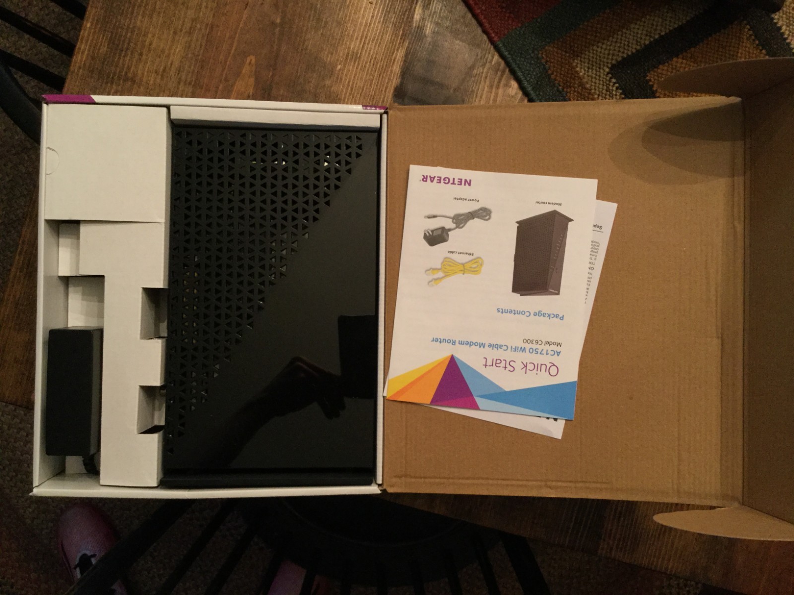 Netgear AC1750 C6300-100NAS 3.0 WiFi Cable Modem Router Combo NEW