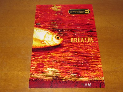THE PRODIGY - BREATHE - ORIGINAL 1995 UK PROMO POSTER