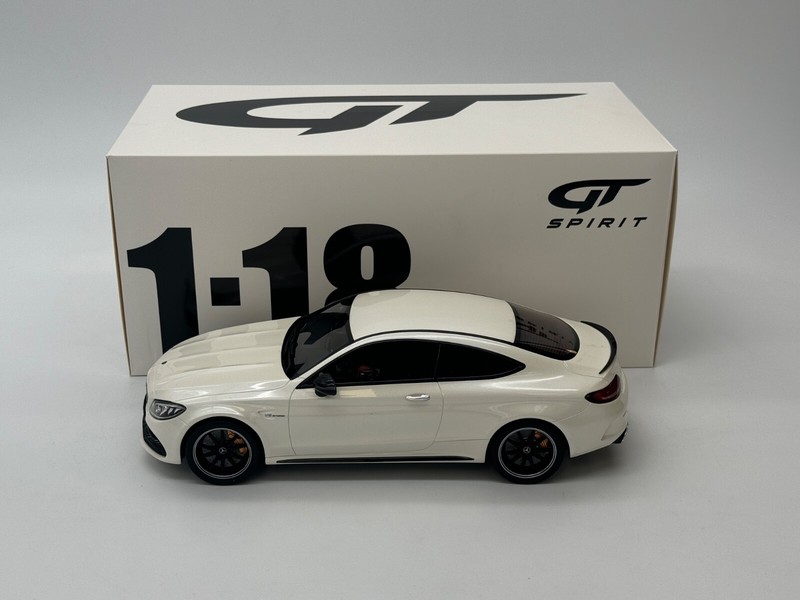 Mercedes C 63 S Amg W205 Coupe 1/18 Gt Spirit Cldc004 C205 510 White Asia Ex C63