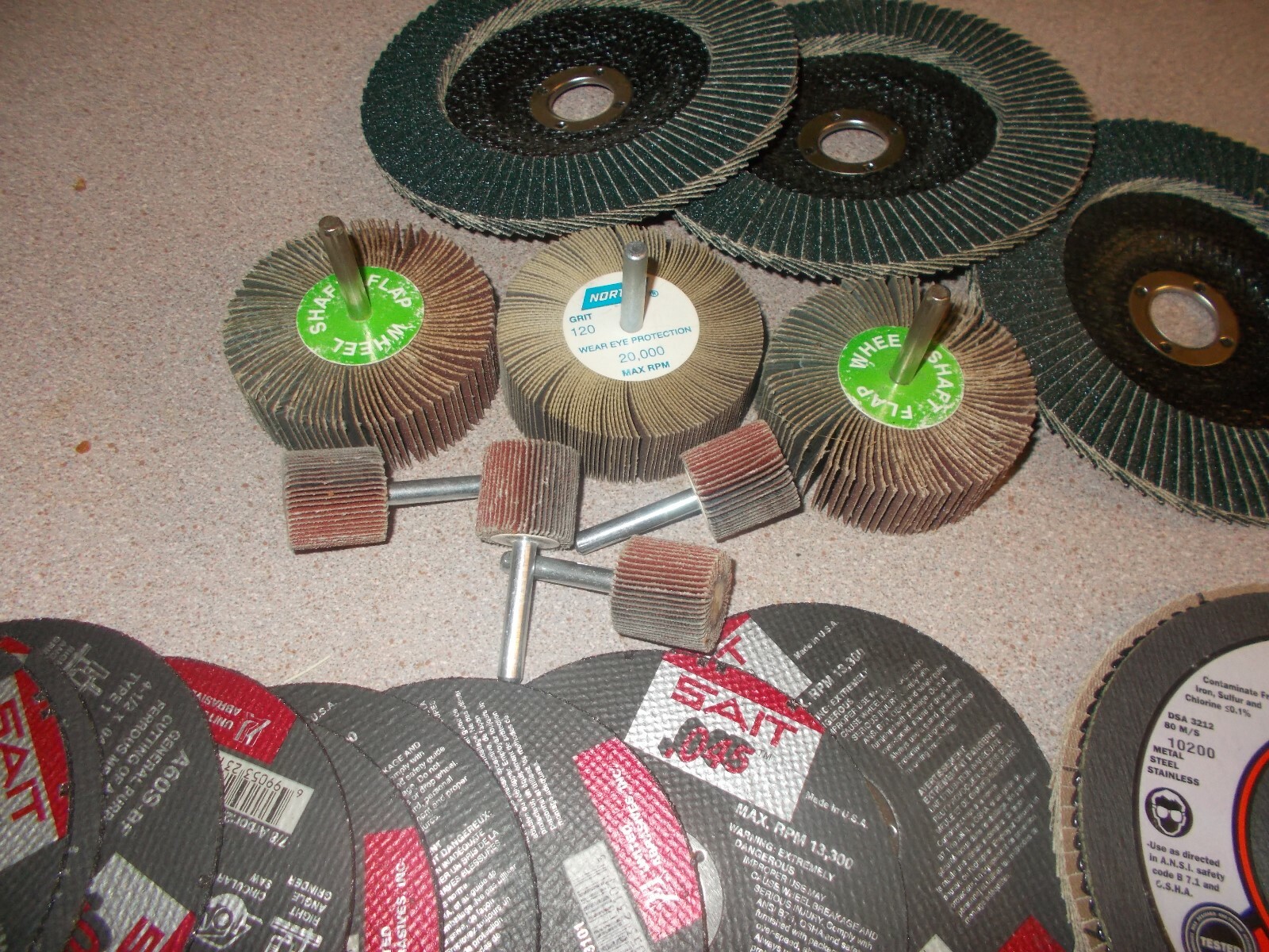23-MISC. BRANDS Grinding Wheel LOT