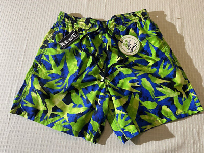 NWT 100% AUTHENTIC VILEBREQUIN Swim Trunks SIZE - L - MEN - BLUE MARINE
