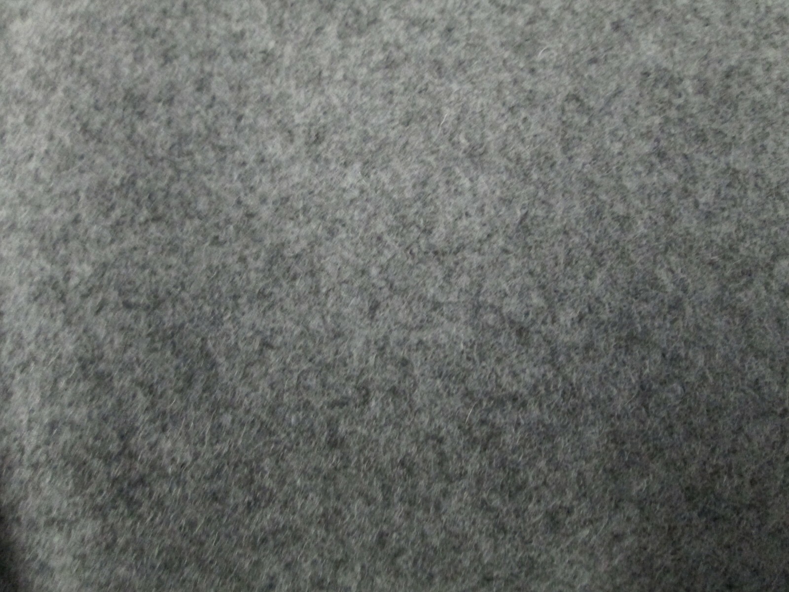 2 YARDS & 23 INCHES X 55 INCHES WIDE OF A GRAY WOOL FELT UPHOLSTERY FABRIC