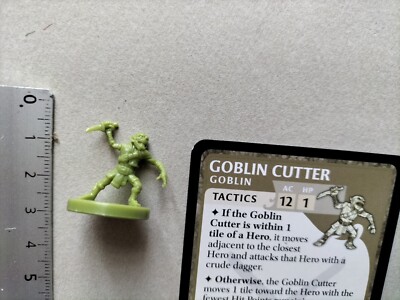 GOBLIN CUTTER MINIATURE+ENGLISH CARD/D&D THE LEGEND OF DRIZZT/M863