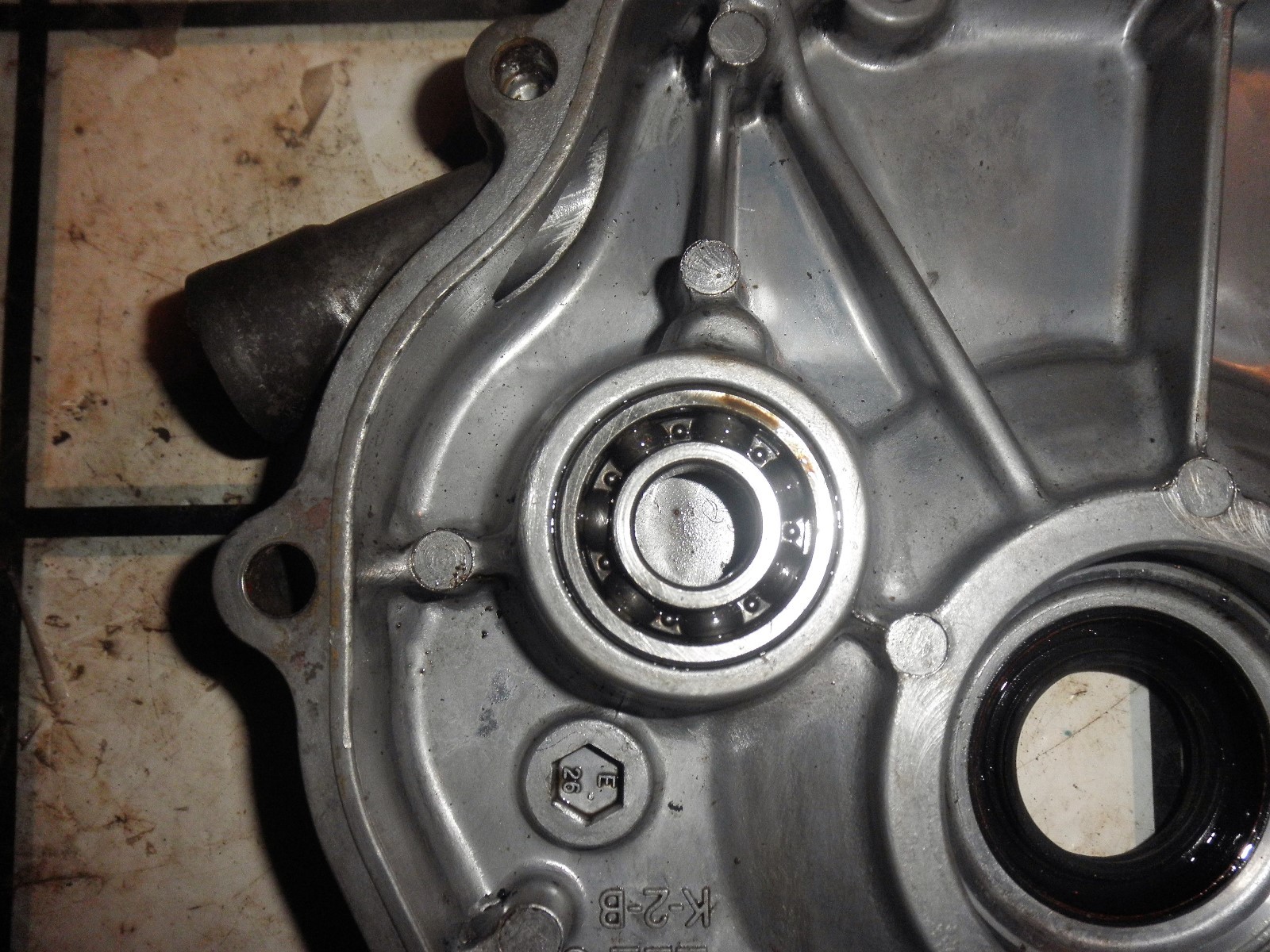 HONDA GX 240 8 HP. SIDEPLATE/SIDE PLATE/w/BEARING/MOUNT BOLTS/READY TO USE