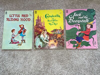 Vintage Merrigold Press Lot of 3 Children s Books 9 X 12