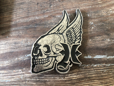 Biker belt buckle deals