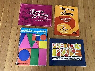 VTG Religious Spiritual Church Organ Music Books