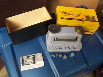 vintage  kodak chemical scales