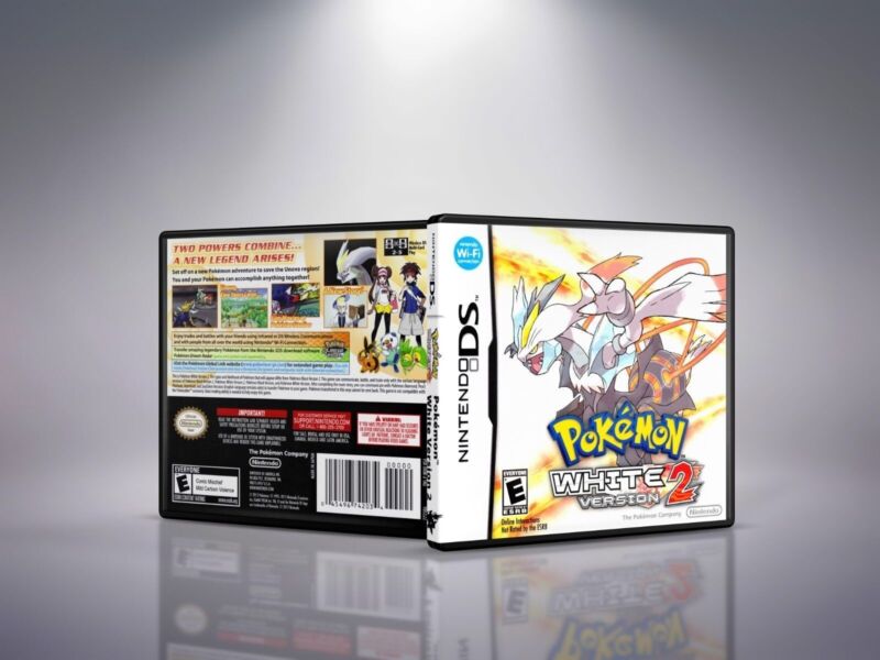 Pokemon White Version 2 - Nintendo Ds Cover W/ Eu Style Case