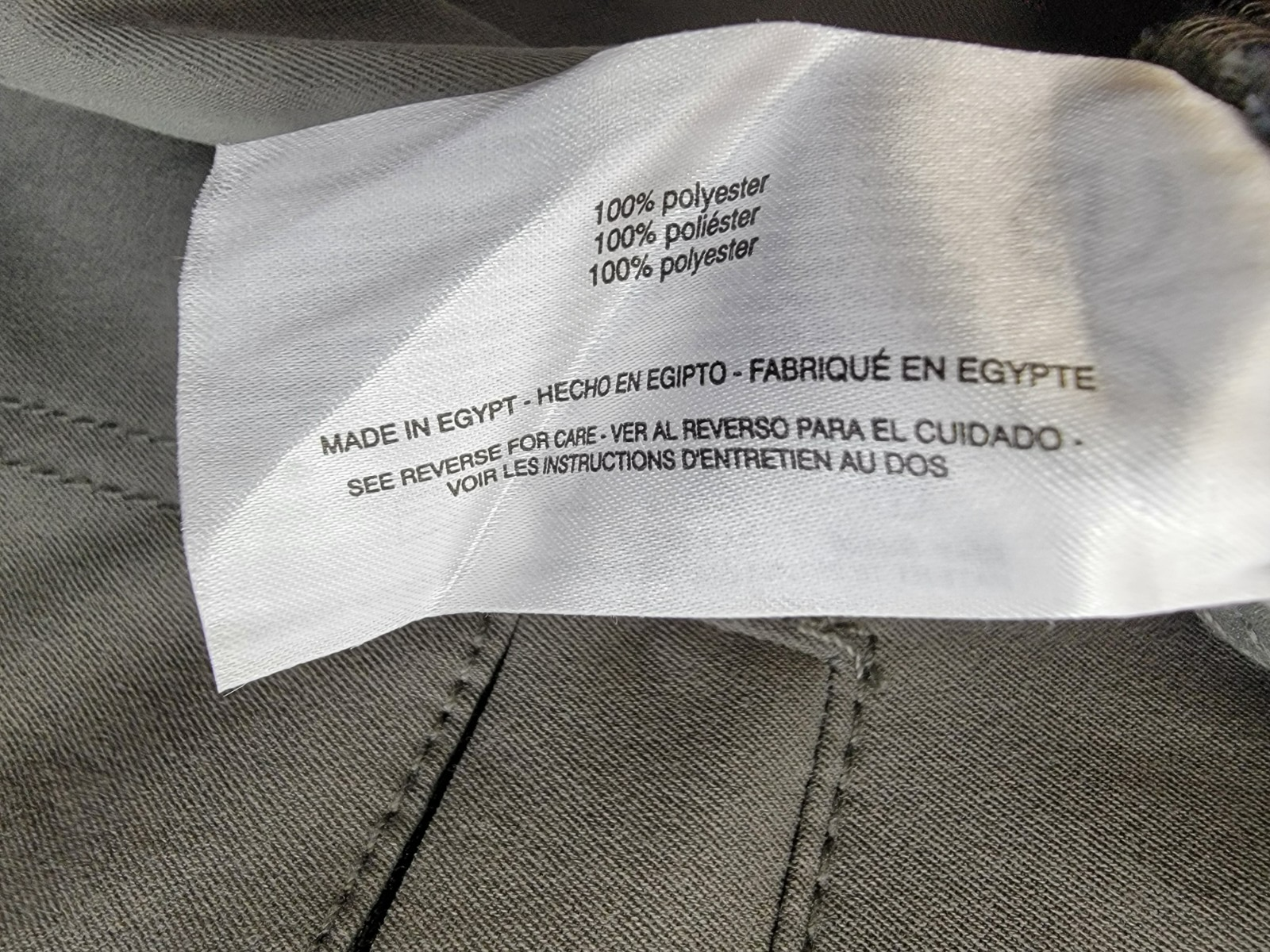 BASS OUTDOOR Essential Tech Cargo Pants Men's 30 Castor Gray Button Zip Closure - Picture 16 of 18