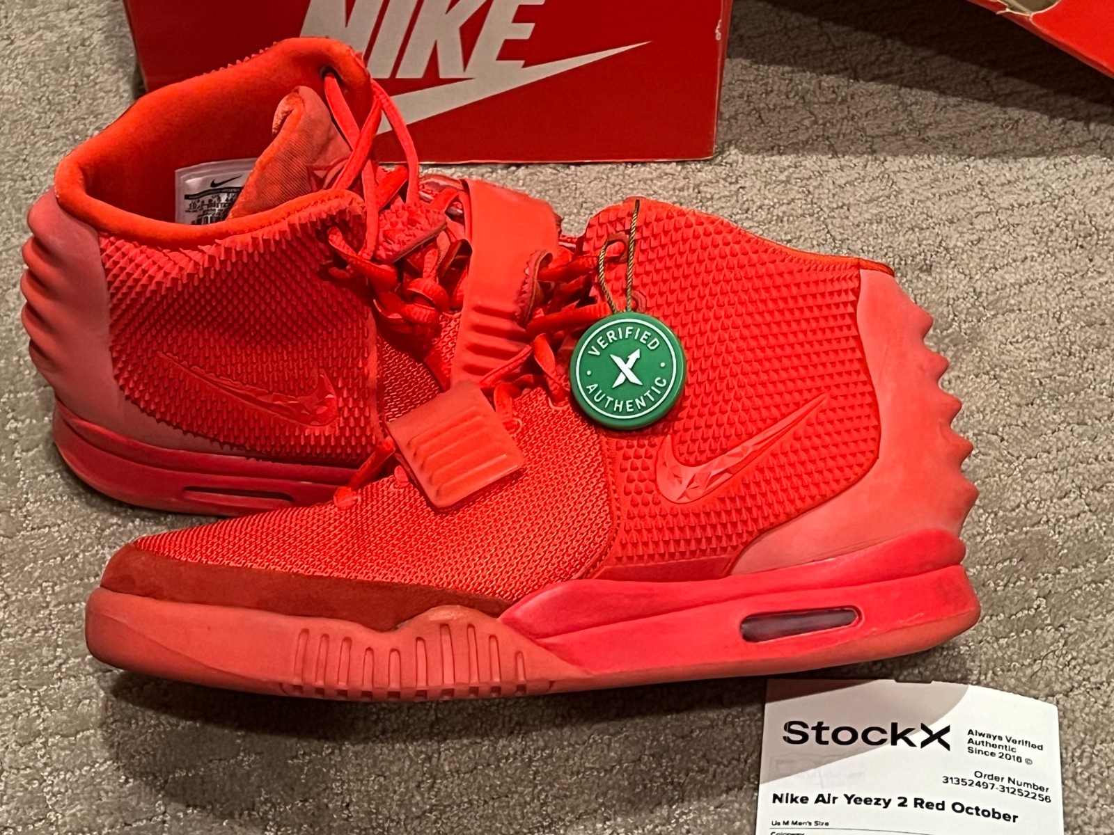 yeezy red october stockx