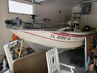 1997 Sylvan Aluminum Boat 16' Located in Mundelein, IL - Has Trailer