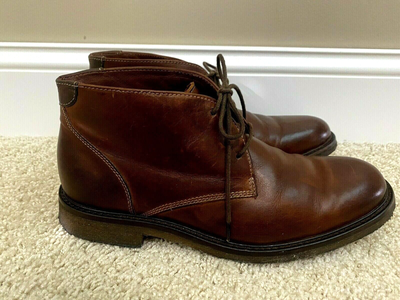 Johnston and murphy sales sheepskin chukka