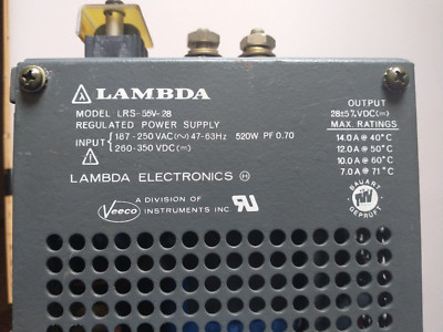 LAMBDA LRS-55V-28 REGULATED Power Supply