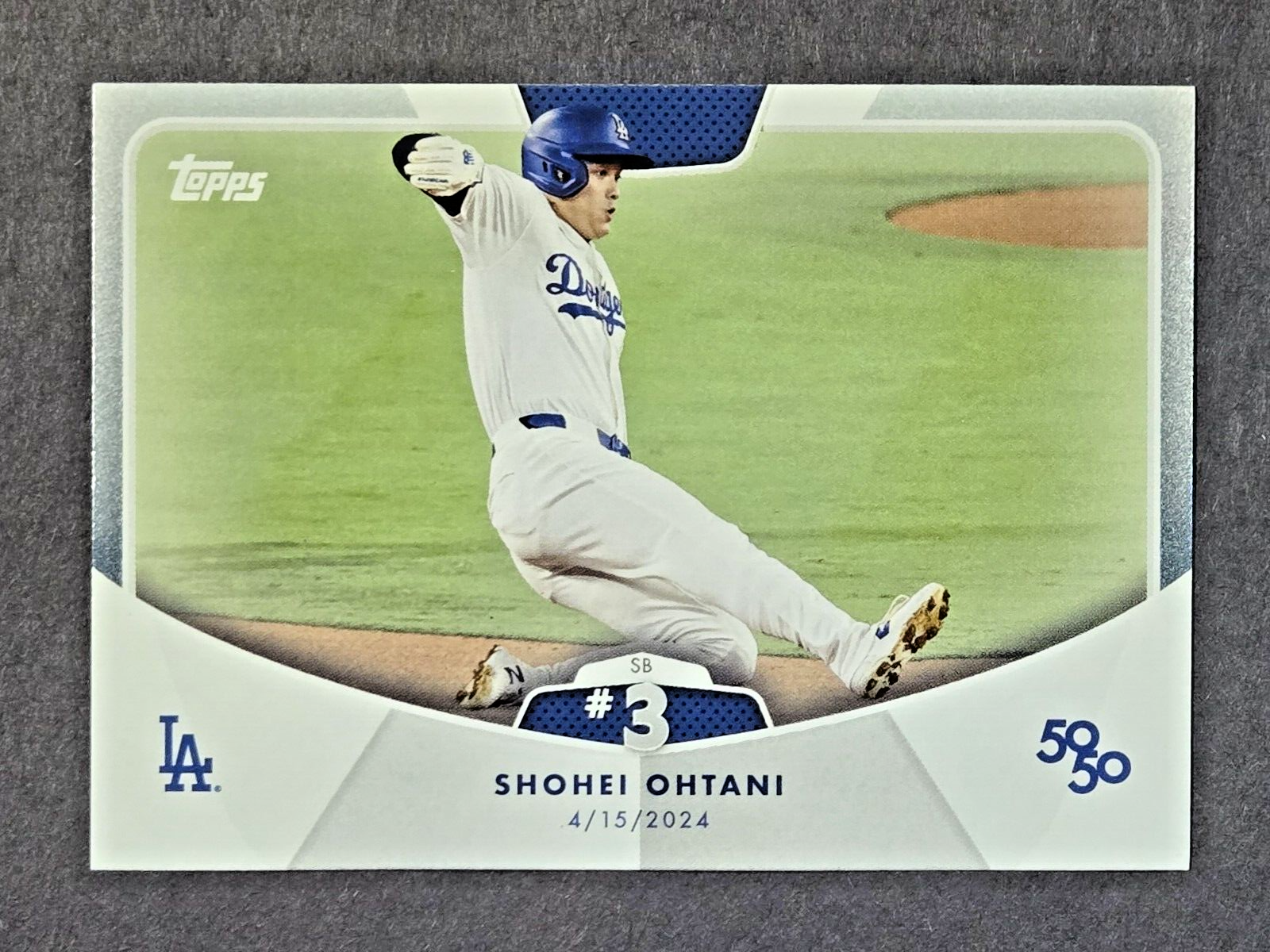 2024 Topps 50/50 Ohtani SHOHEI OHTANI Stolen Base #3 4/15/24