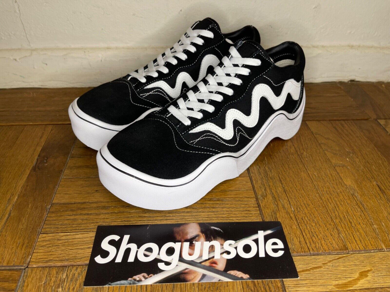 MSCHF Wavy Baby x Tyga Low Black/White Mens US Sz 10 Brand MSCHF Wavy Baby x Tyga Low Black/White Mens US Sz 10 Brand