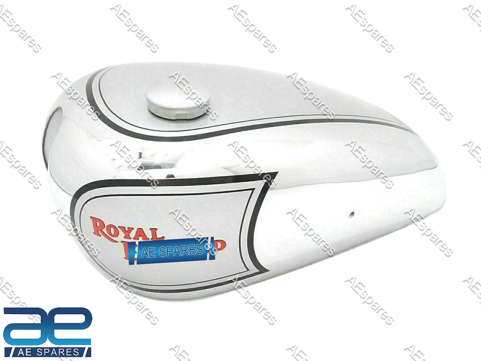 For Royal Enfield J,G Models 1946 & Onwards Fuel Gas Tank Steel Chrome & Painted