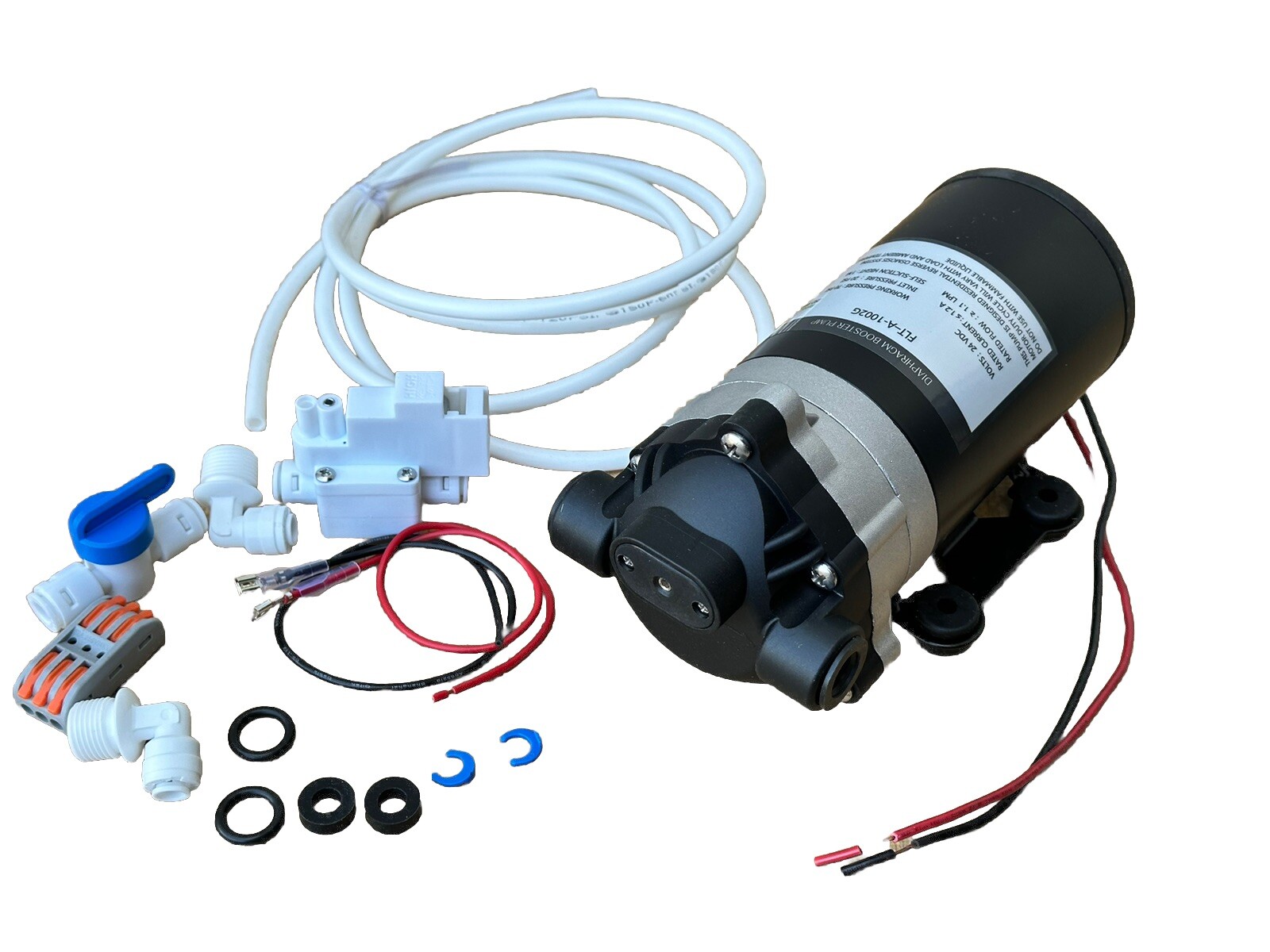 110V 24V DC/AC Diaphragm Booster Water Pump for RO Reverse Osmosis