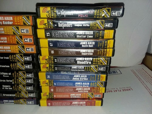 1DEATHLANDS Lot of 31 Graphic Audio Books CD's JAMES AXLER + More Axler CD Books