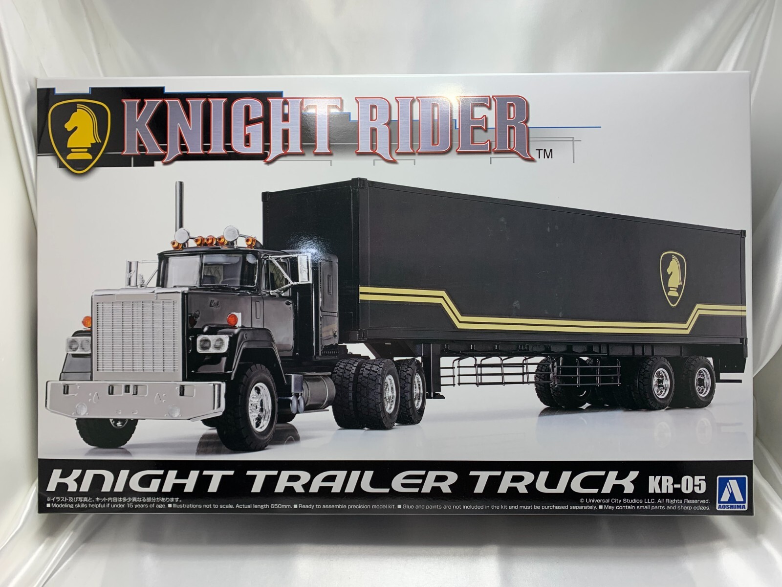 1/28 ナイトライダー　KNIGHT TRAILER TRUCK K 1:28 Aoshima Knight Rider Knight Trailer Truck Airfix Model Kit