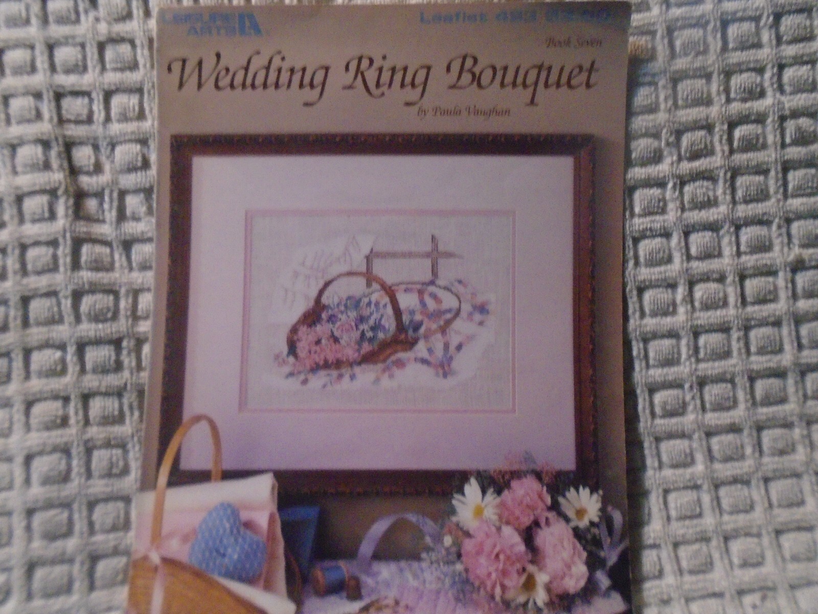 Pattern Leaflet By Wedding Ring Bouquet Cross Stitch