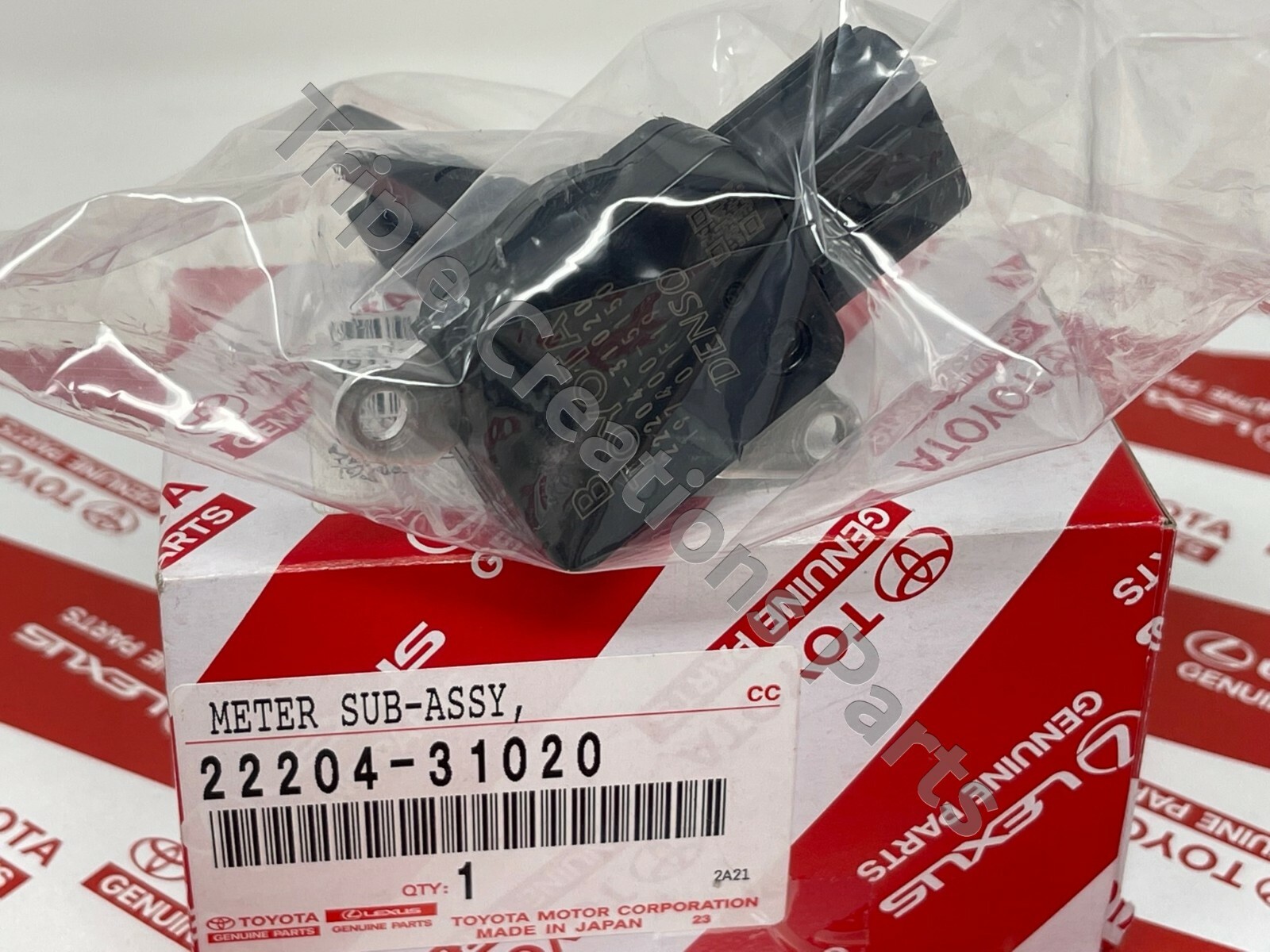 ま 2220431020 Genuine Toyota METER SUB-ASSY, INTAKE AIR FLOW