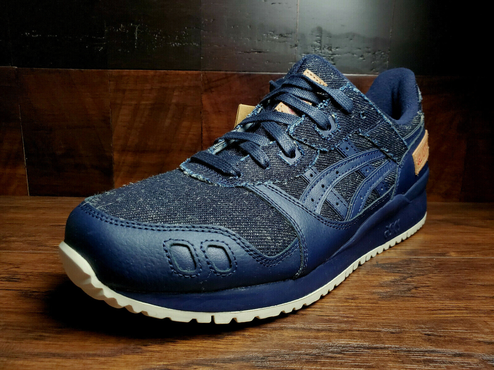Pre-owned Asics Gel Lyte 3 Iii Og (midnight Okayama Denim) 1201a049-400 Mens 9-12