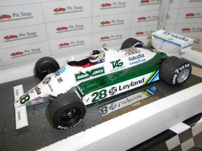 MIN117800028 by WILLIAMS FORD FW07B 28 C.REUTEMANN 1980 1:18