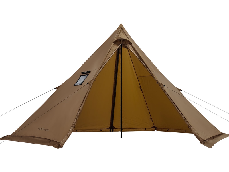 Hot Tent with Stove Jack 4 Season 3-4 Person Lightweight Tipi Tent for Camping