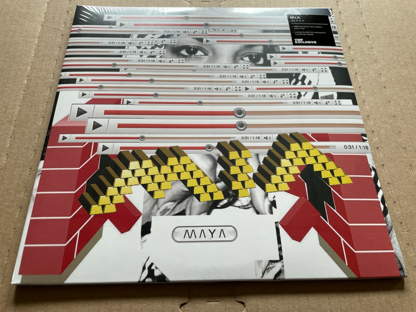 NEW SUPER RARE M.I.A. - Maya YELLOW / RED Vinyl 2xLP x/500