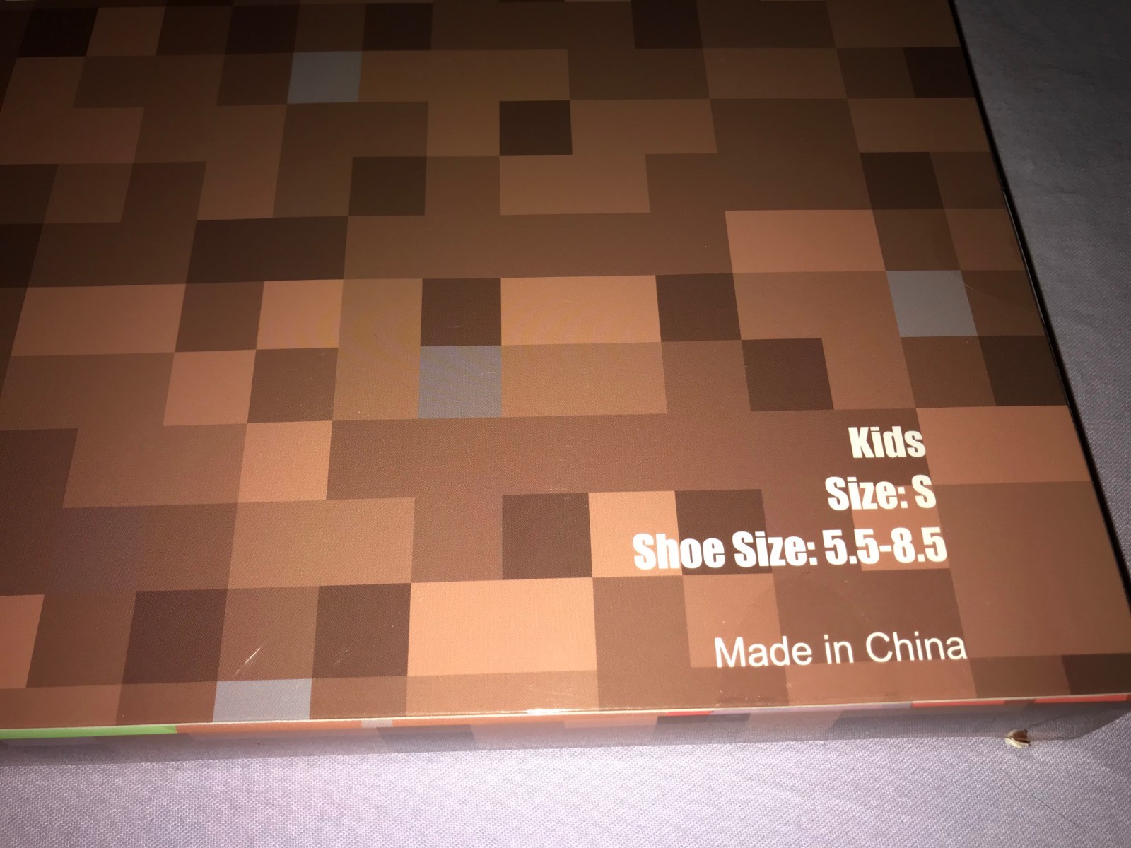 12 DAYS OF SOCKS MINECRAFT KIDS SIZE SMALL 5.5-8.5  **NEW**