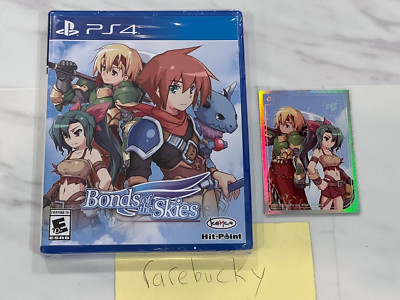 Bonds of the Skies (PS4 Playstation 4) NEW SEALED W/CARD,  MINT, LRG #342, RARE!