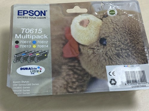 Epson Ink Cartridges T0615 Black and Colours Multipack  for D68 D88 4850