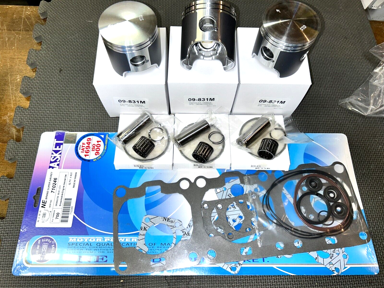 1998 1999 Yamaha SRX 700_S_w/ Ohlins Pistons & Gasket Top End Engine Rebuild KIT