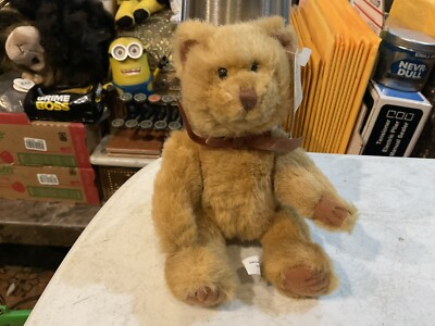 RUSS BERRIE ''Bears From The Past'' TAN TEDDY BEAR 7'' Tall FULLY JOINTED