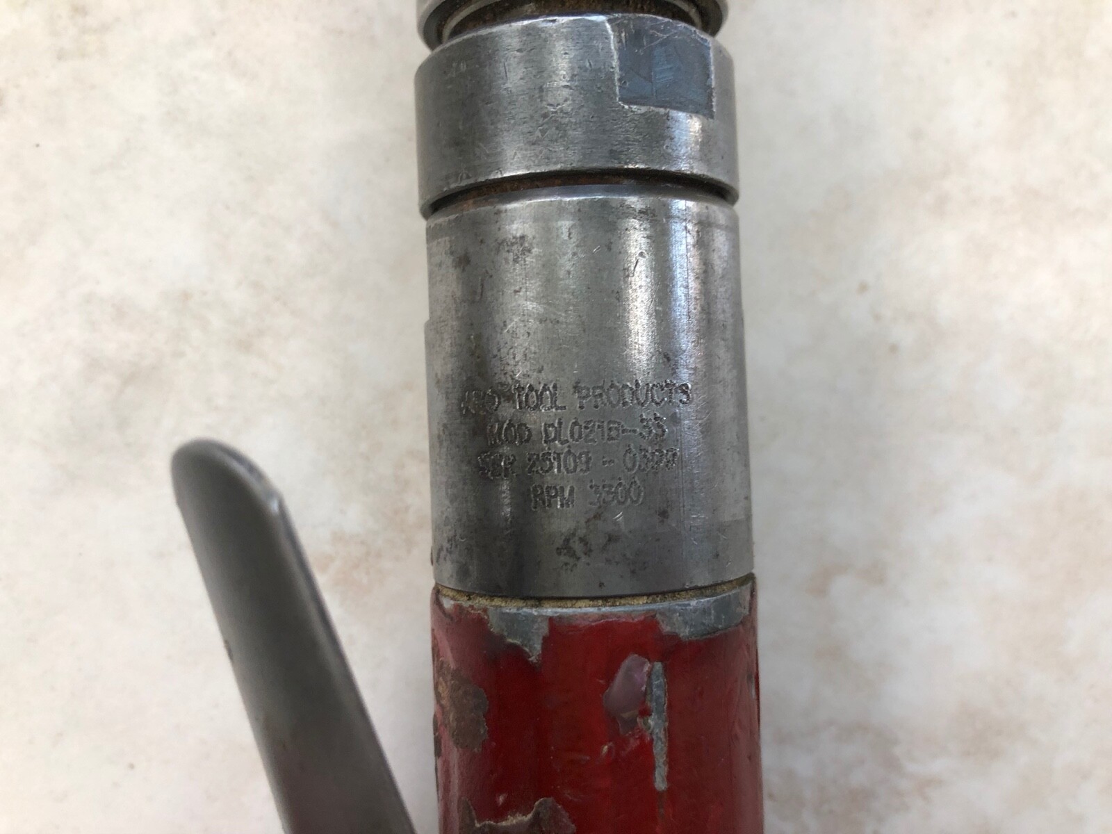 ARO DL021B-33 Pneumatic inline Drill with 1/4