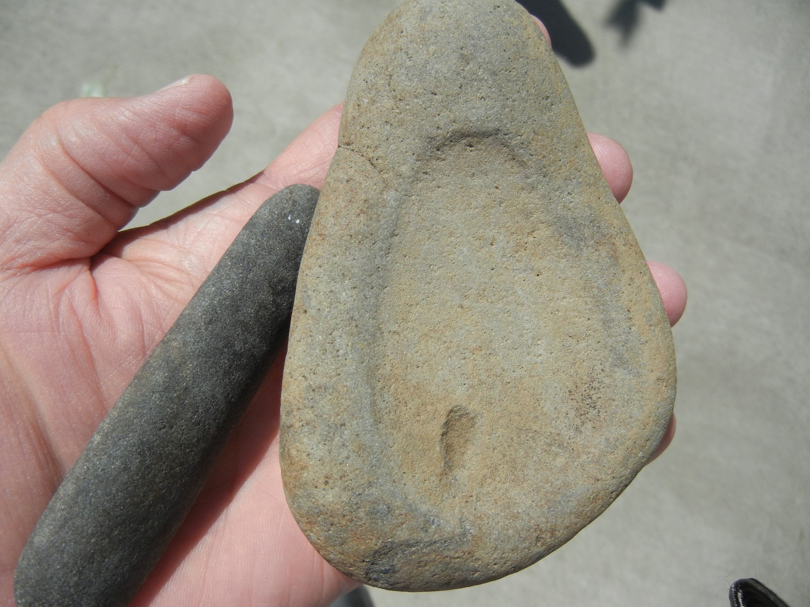 Indian Artifact Hand Mortar and Pestle