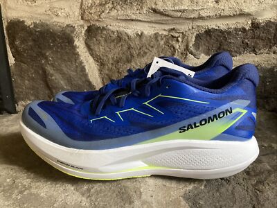 SALOMON S/Lab Phantasm 2 Blue Carbon Plated Running Shoes Men Size 10.5 New