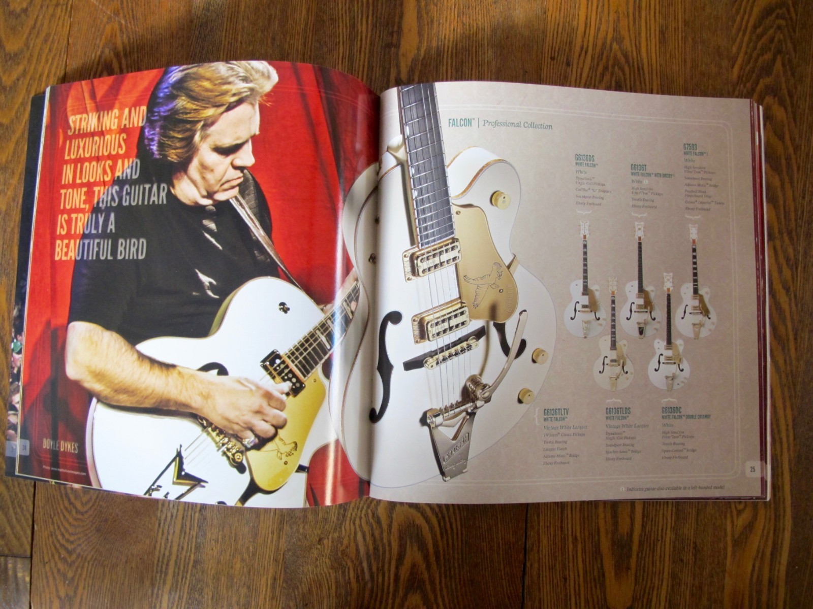 2008 & 2012 Vintage GRETSCH Brochures 6120 Chet Atkins Rev Horton Heat Falcon