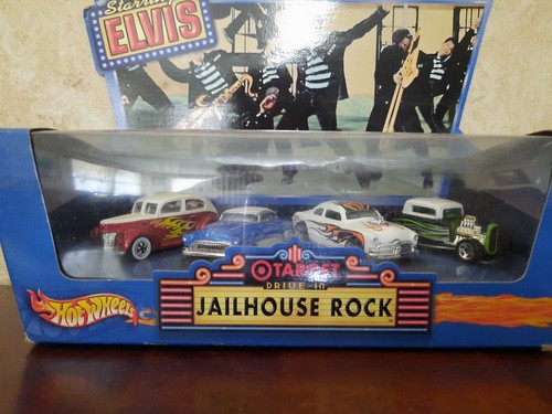 Elvis Presley Drive-In Jailhouse Rock 4 Car Set, 2008 Hot
