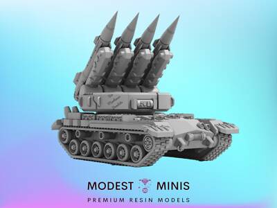 Nesun Raket HEAVY Missile Launcher | 1:265 | 6mm Scale | Mecha | Sir Mortimer